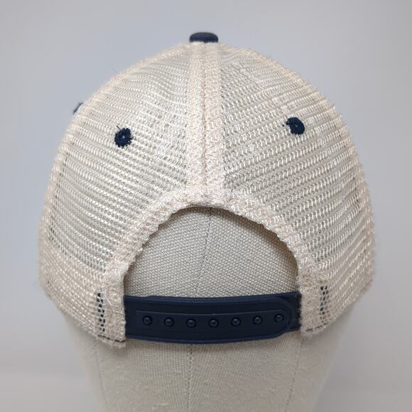 Fenway Snapback Trucker Hat Blue One Size Adjustable Mesh Back Chowdaheadz - Picture 6 of 9